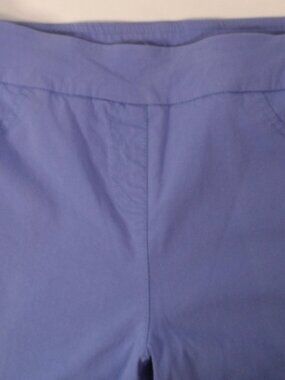 Soft Surroundings Pull-On Straight Leg Ankle Pants Periwinkle Color Size Sm